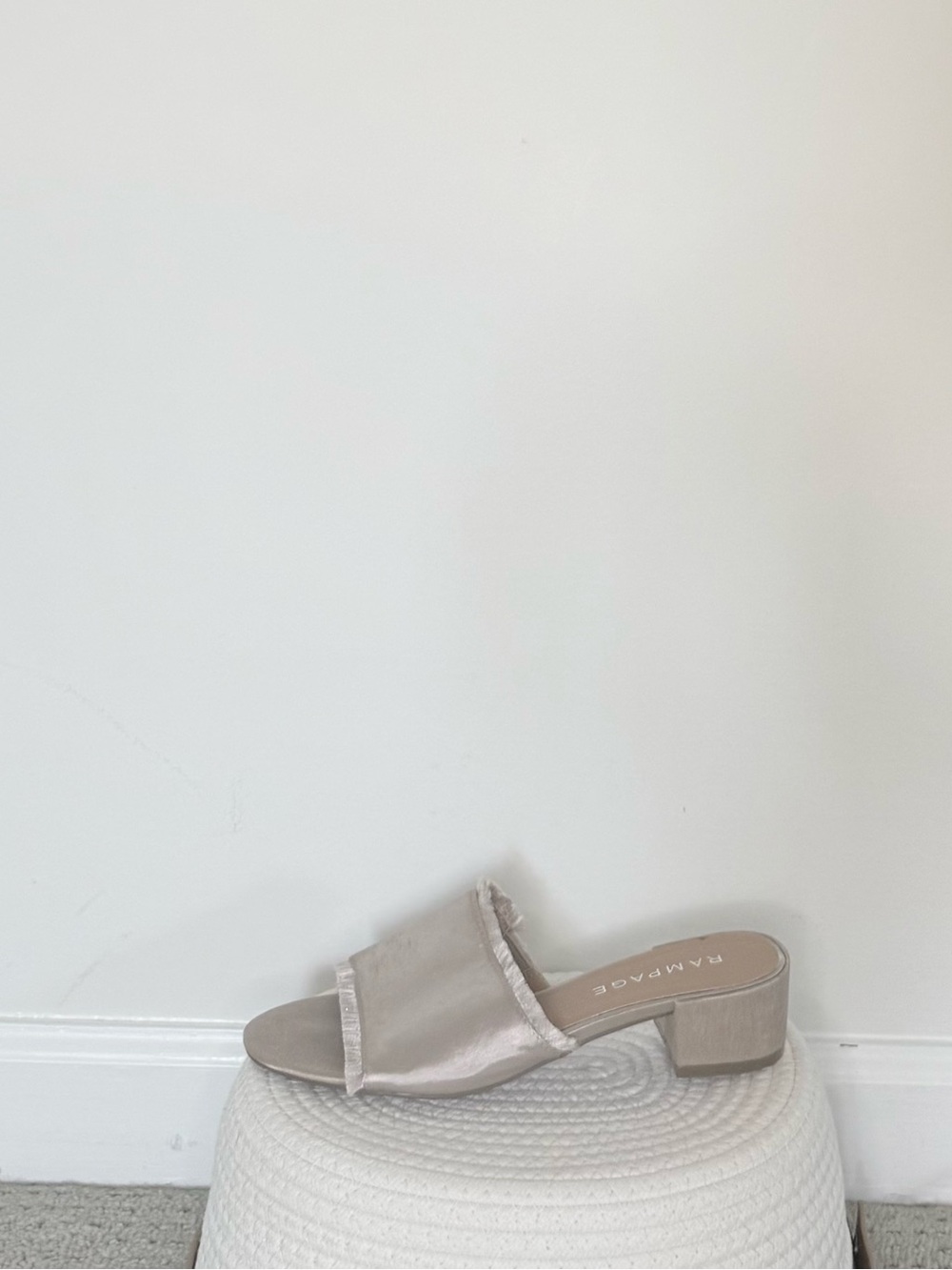 Rampage Satin Heels